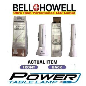 🛑 BELL + HOWELL Power ➕🆒 TABLE LAMP Folding Portable USB Bright 💸BUY NOW‼️🟢